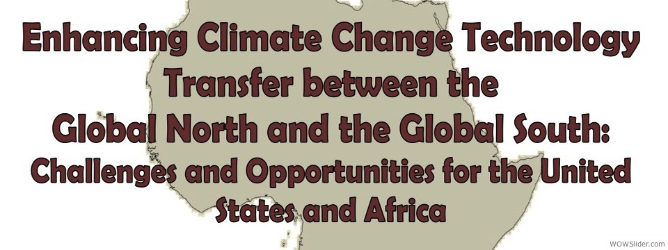 Enhancing Climate Change Technology Transfer between the Global North and the Global South
